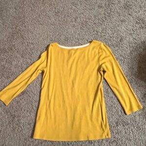 Talbots Golden Long Sleeve Tee